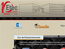 Tablet Screenshot of etecpalmital.com.br